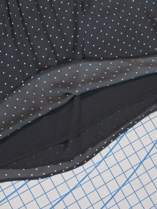 H&M Gray Polka Dot Career Dress, Size 8 - Picture 5 of 11